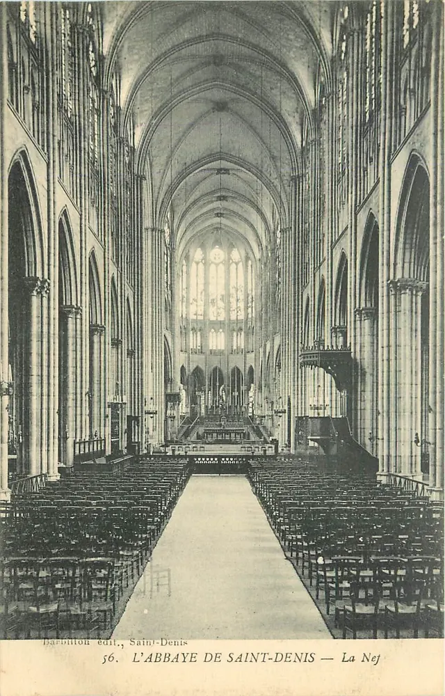 A ABBADIA DE SÃO DÊNIS — A Néj — Barbilton edit., Saint-Denis - Frente