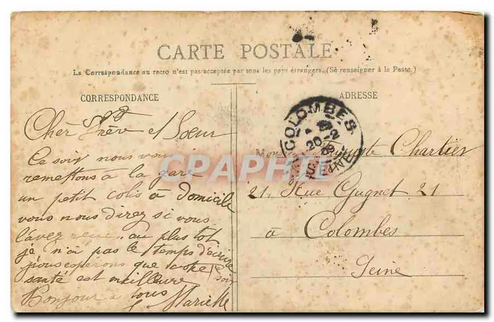 St-Aignan-de-Couptrain — Krzyż Święty — La Mayenne illustrée, Fotografia Davoust, Pré-en-Pail - Rewers
