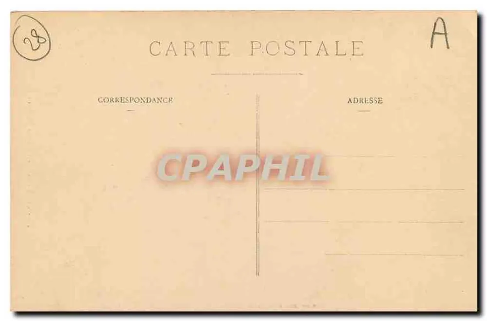 Chartres - Coluna Marceau — editor Ch. Foucancit, n°46 - Verso