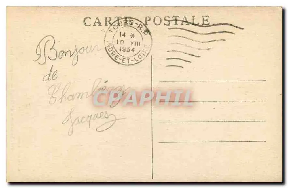Gorges do Fier — Ao redor de Annecy — A. Gardet, n°252 - Verso