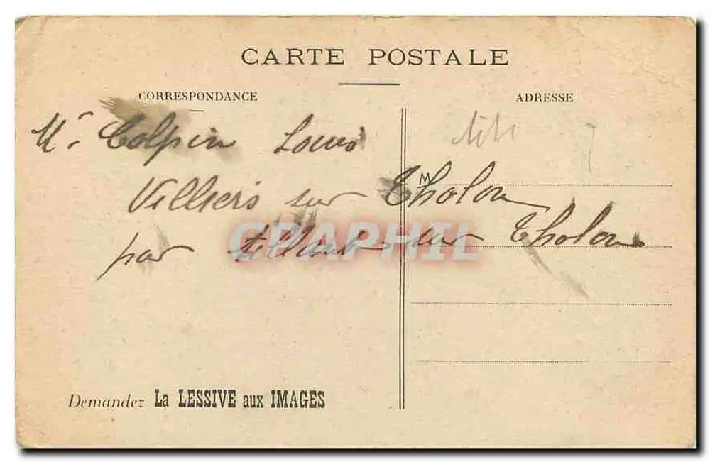 Das Fort von Vaux — Dokument der photographischen Abteilung der französischen Armee — Vigné-14-Paris - Rückseite