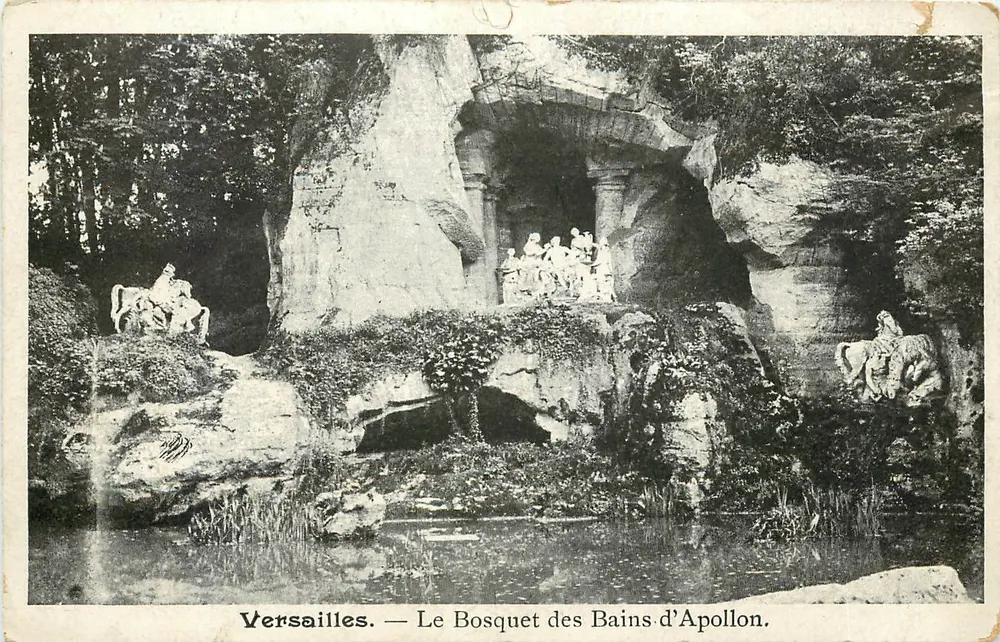 Versailles — Le Bosquet des Bains d'Apollon — Éditeur non visible - Recto