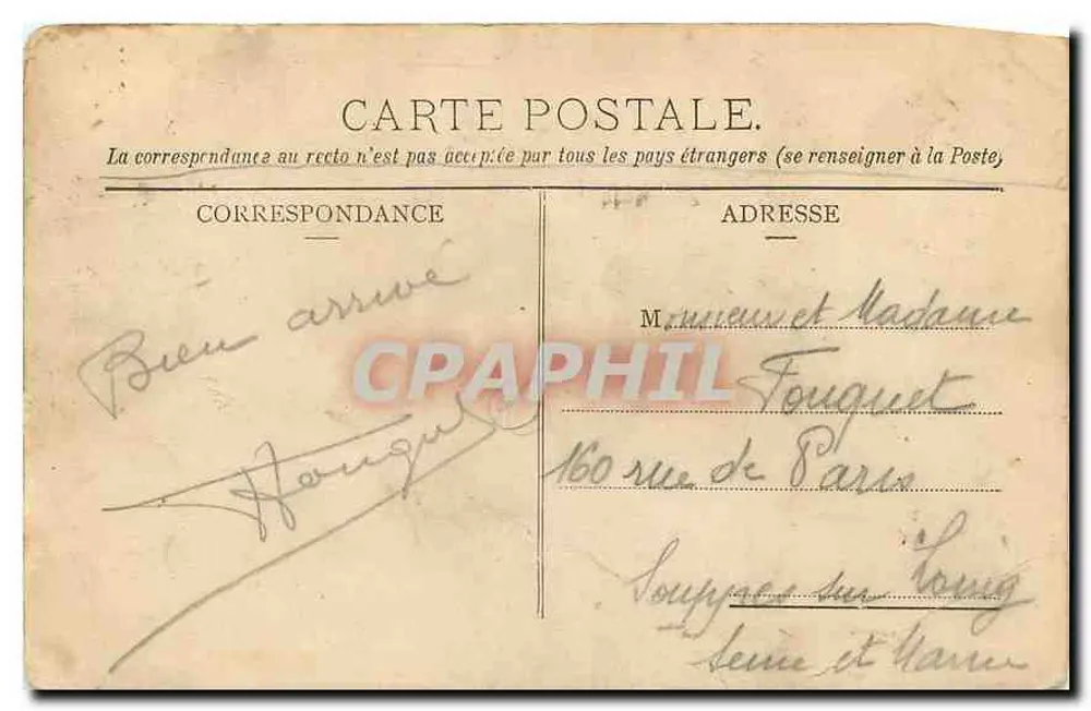 Lizy-sur-Ouqc (S-et-M) — Le Moulin — IMP. B. CREPAUX - LA FERTE-MILON - Verso