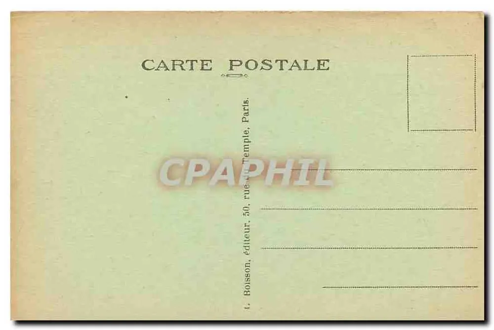 Paris — Palais des Archives Nationales (Cour intérieure) — J.H. éditeur - Verso