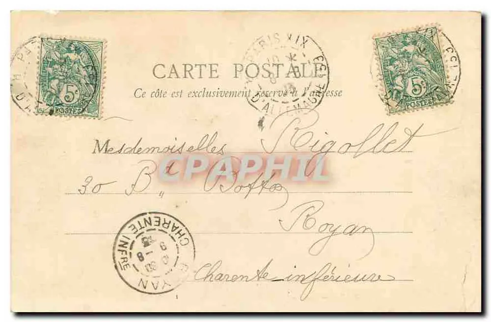 PARIS — Lac et Rocher des Buttes-Chaumont — B. F., Paris, n°131 - Verso