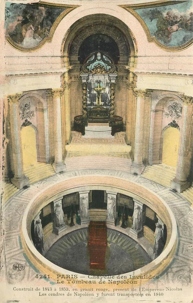 Paris — Chapelle des Invalides — Tombeau de Napoléon - Recto
