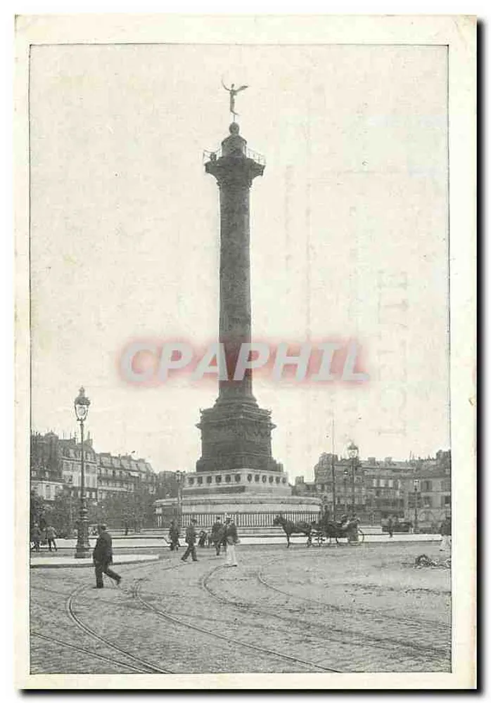 Place de la République — Coluna da República em Paris — editor não identificado - Frente