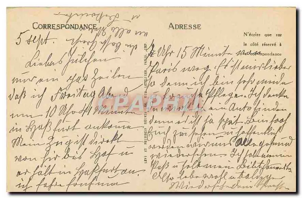 Paris — Le Marché aux Fleurs et la Conciergerie — L.L. - Verso