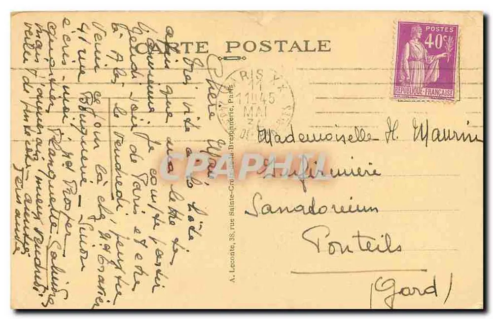 Paris — Les Invalides — The Invalids — 37 - Verso