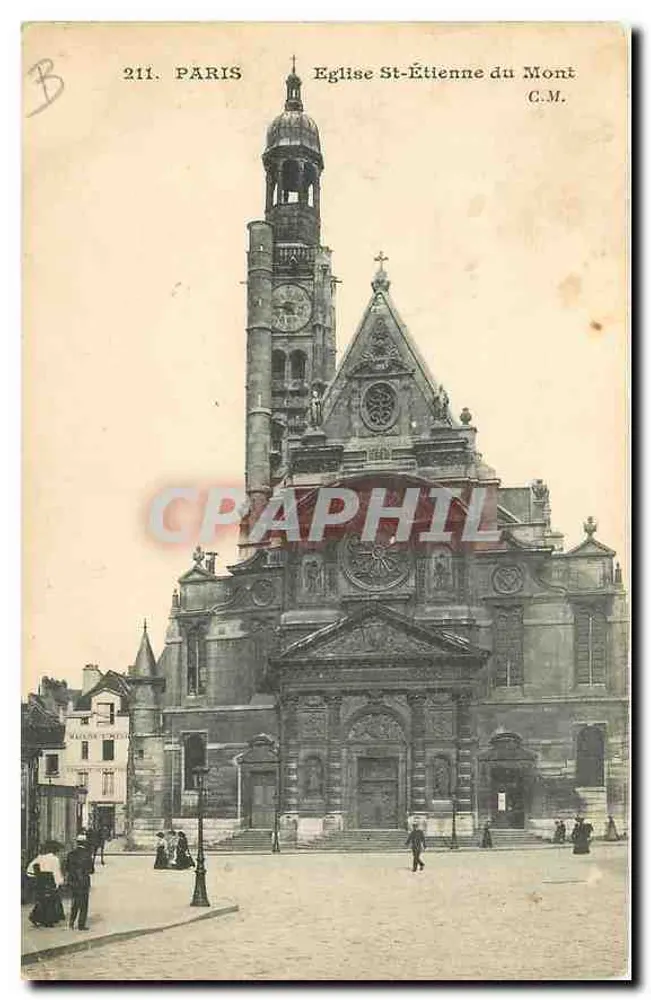 Église Saint-Étienne-du-Mont — Paris — C.M. n°211 - Recto