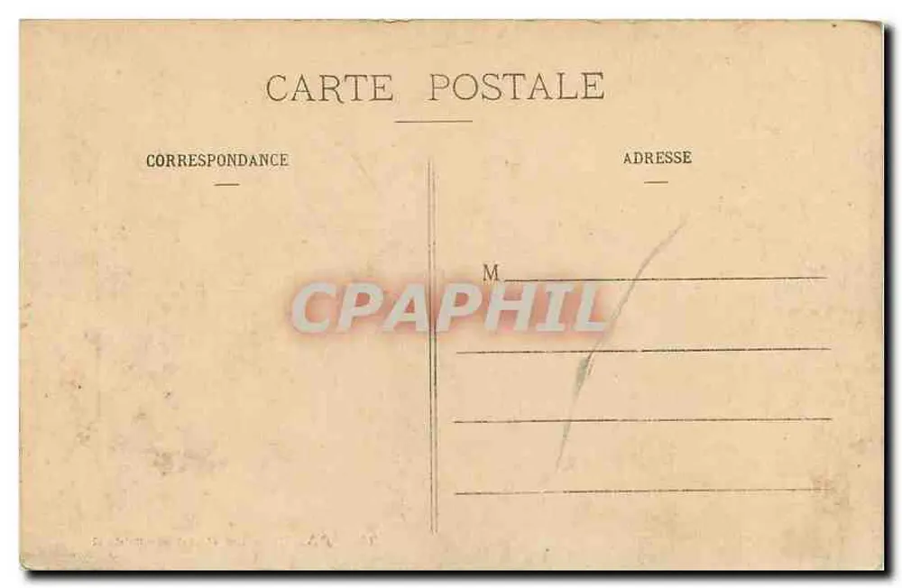 Paris - O Parc Monceau — vista do parque com estátua e banco — editor não identificado, n° 21 - Verso