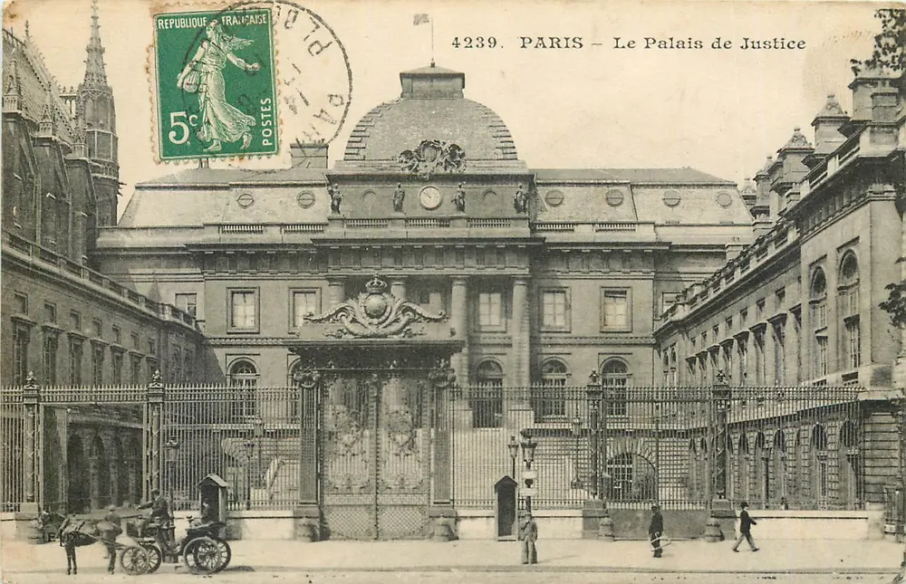 PARIS — Pałac Sprawiedliwości — wydawca nr 4239 - Awers
