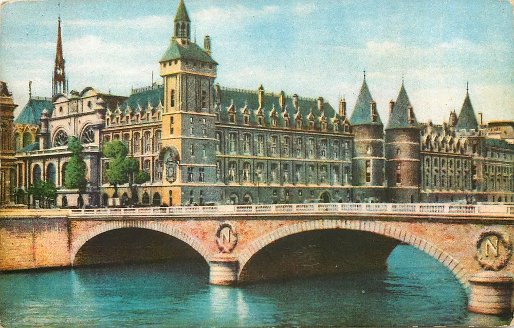 Das Palais de Justice und der Pont au Change — Paris — n°6 - Vorderseite