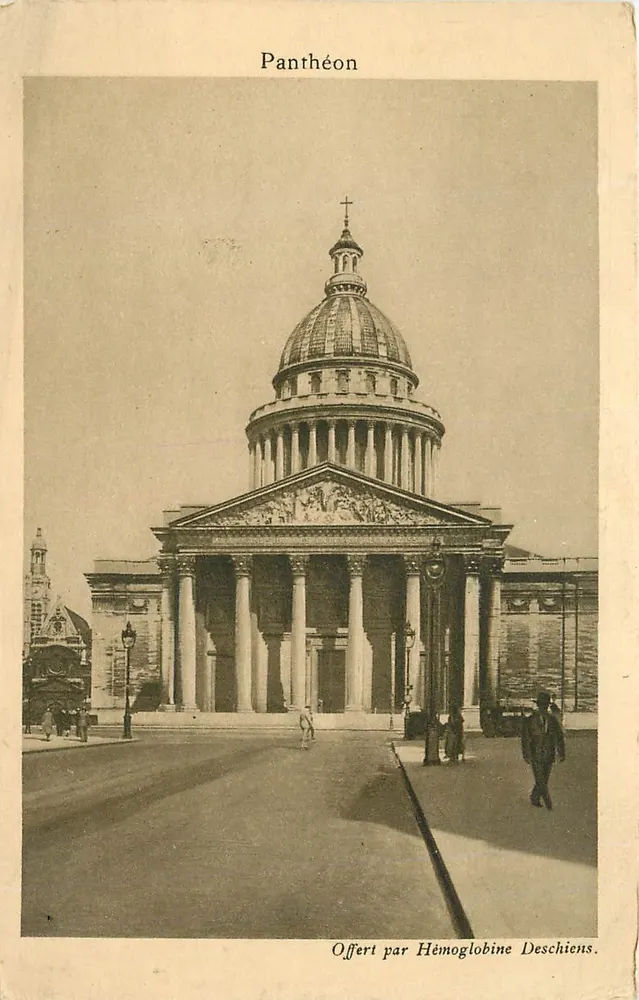 Panthéon — Paris — Oferecida por Hémoglobine Deschiens - Frente