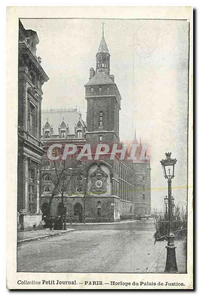Uhr des Palais de Justice — Paris — Collection Petit Journal - Vorderseite