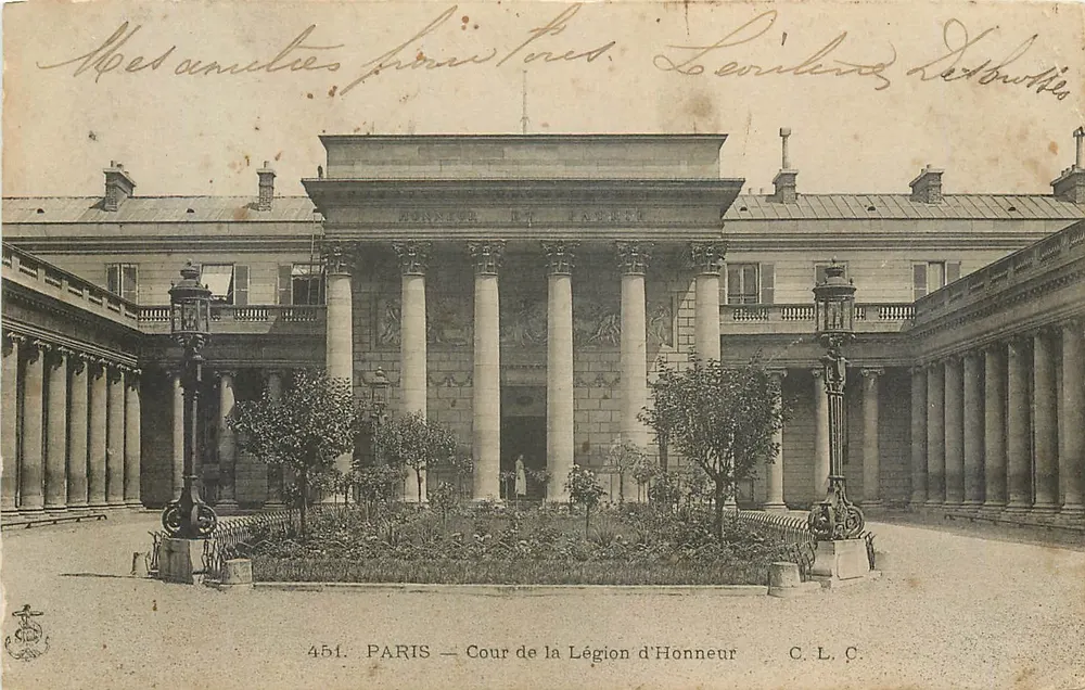 PARIS — Cour de la Légion d'Honneur — C.L.C. n°451 - Frente
