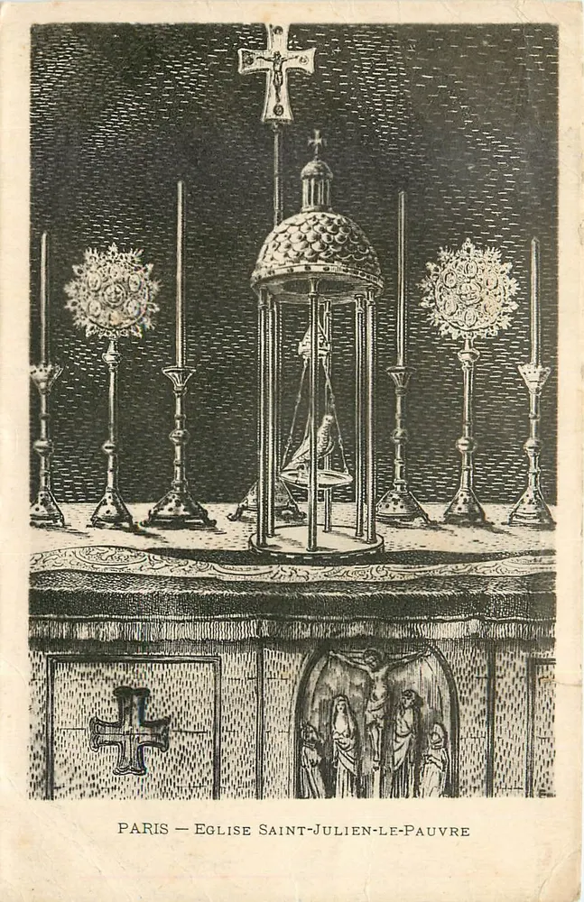 Paris — Église Saint-Julien-le-Pauvre — Autel Byzantin - Recto