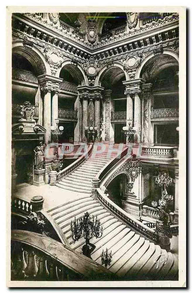 Grand Escalier de l'Opéra — Paris — Édit. Saint-Cyr & Léonine P.S. - Recto