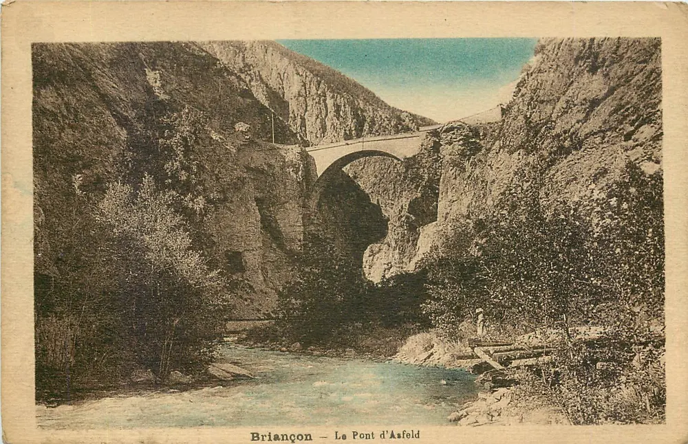 Briancón — O Ponte d'Asfeld — Edição Vve Jordaan - Frente