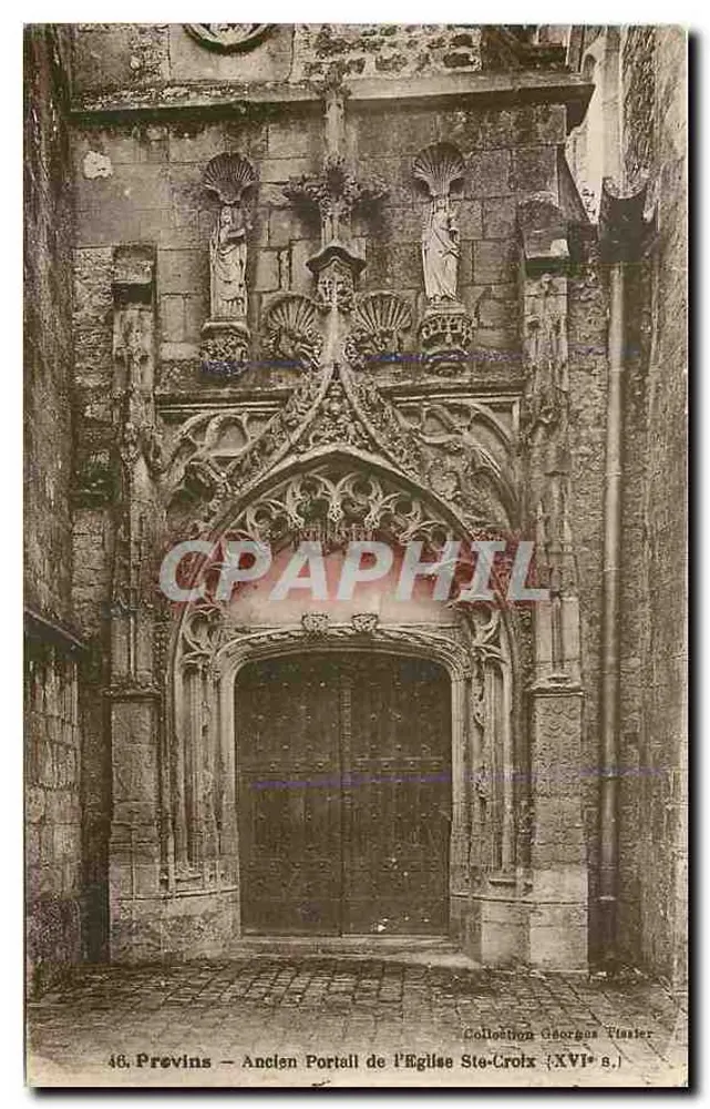 Previns — Alter Portal der Kirche Sainte-Croix (16. Jahrhundert) — Sammlung Tiborius Vinster - Vorderseite