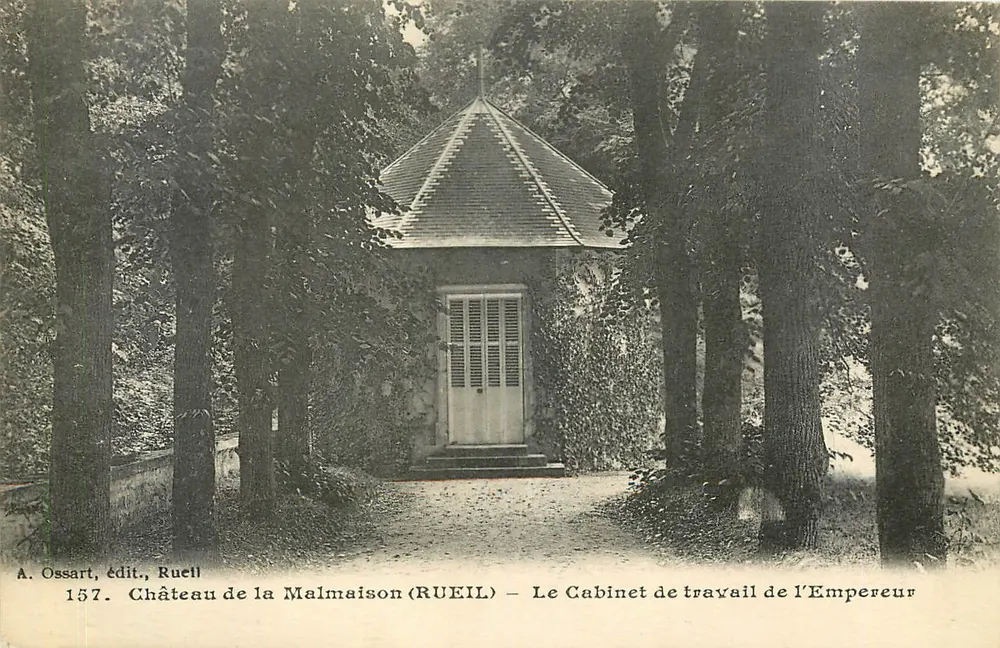 Schloss Malmaison (RUEIL) — Das Arbeitszimmer des Kaisers — A. Ossart, Verlag, Rueil, Nr. 157 - Vorderseite