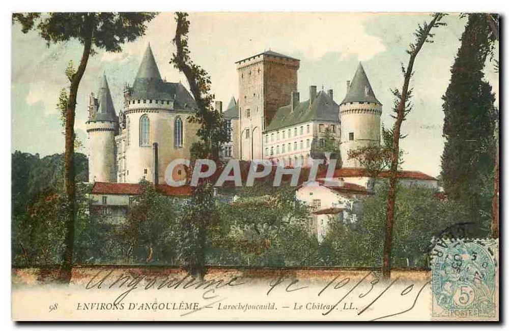 Arredores de Angoulême — Larochefoucauld — O Castelo, LL - Frente