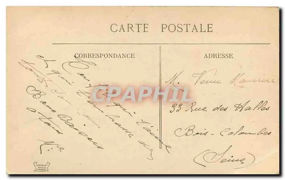 AIX-LES-BAINS — Boulevard Pierpont-Morgan — Das Krankenhaus — Éditeur : L. BONNEAU & Cie - Rückseite