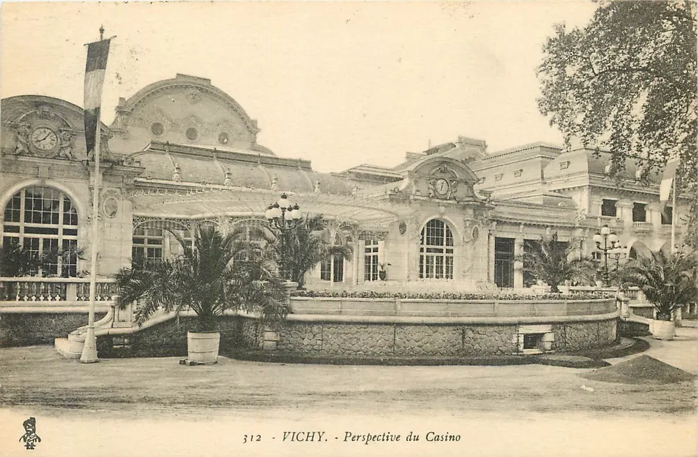 Vichy - Perspectiva do Casino — editor anônimo, n° 312 - Frente