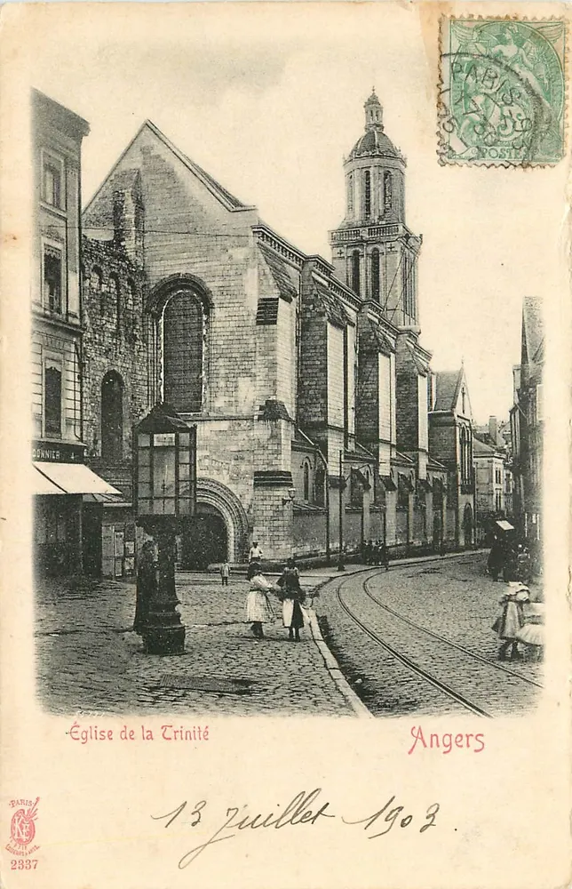 Igreja da Trindade — Angers — editor Parisienne, n° 2337 - Frente