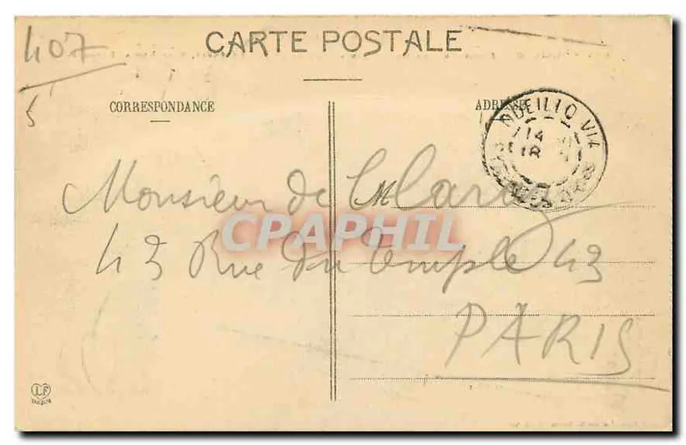 Odeillo - Aglomeração granítica e a cadeia dos Pirineus, perto de Nuria (Espanha) — Fototipia Labouche frères, Toulouse, n°635 - Verso