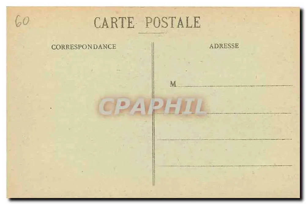 Pałac w Compiègne — Upadek Estery — Dourson, Compiègne - Rewers