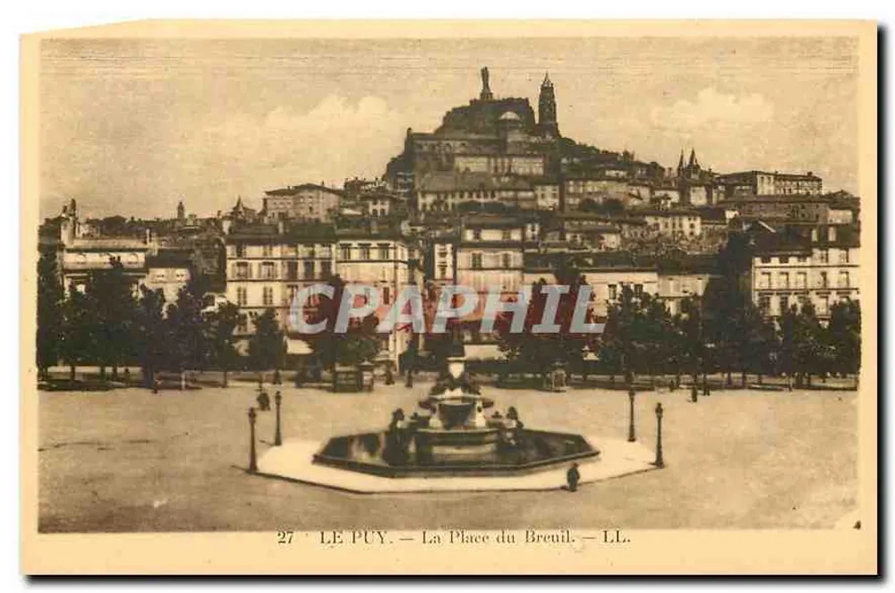 Le Puy — Plaza del Breuil — LL. - Anverso