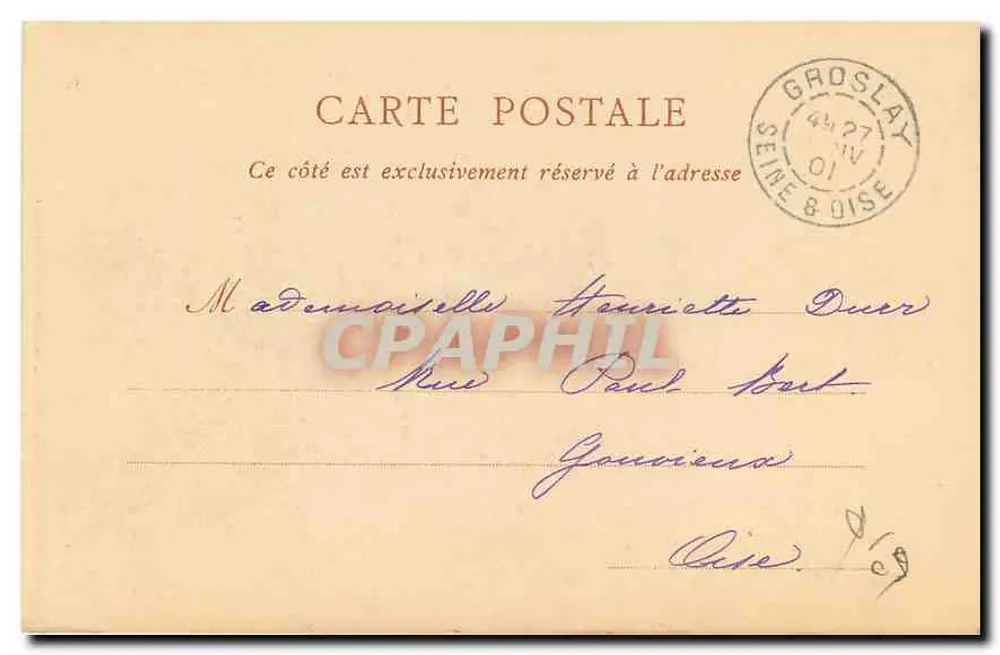 Castello di Chantilly — Scala d'onore (dettaglio) — Veave HONNEAU, Libraio — n°25 - Verso
