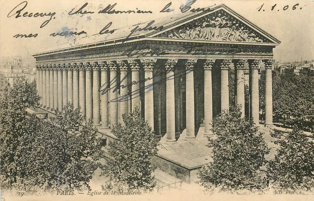PARIS — Igreja da Madeleine — N.D. Phot. - Frente