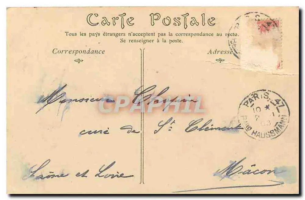 PARIS — Igreja da Madeleine — N.D. Phot. - Verso