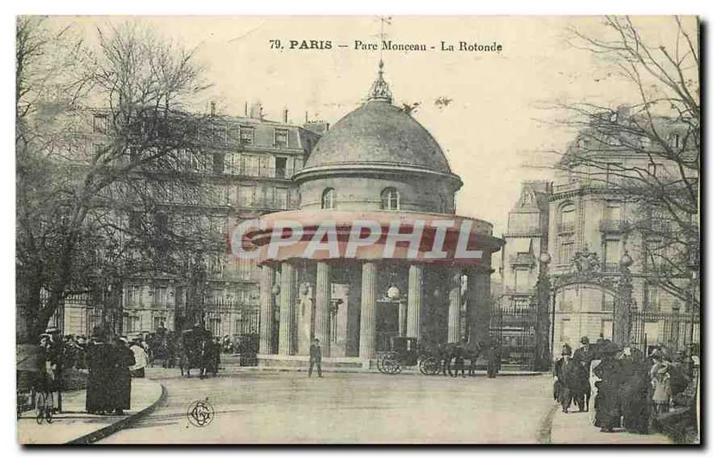 Paris - Parc Monceau - A Rotonda — editor não identificado, n° de série 79 - Frente