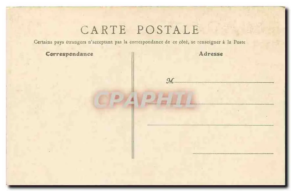 Paris - Parc Monceau - A Colunata — B. F., Paris, n°19 - Verso