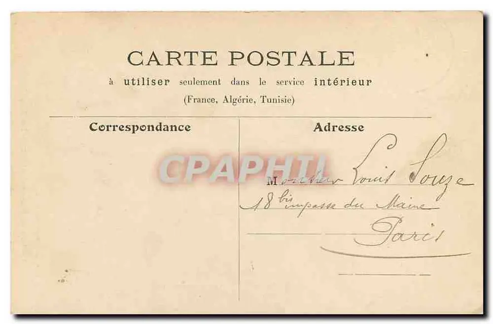 Paris — St-Nicolas-des-Champs, Rue Saint-Martin — I. J. & Cie, Angoulême-Paris - Verso