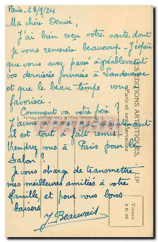 Parigi — La Camera dei Deputati — LIP - Verso
