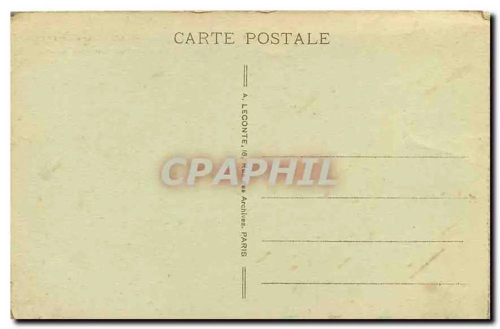 Paris - Sacré-Cœur - A. L. - Verso