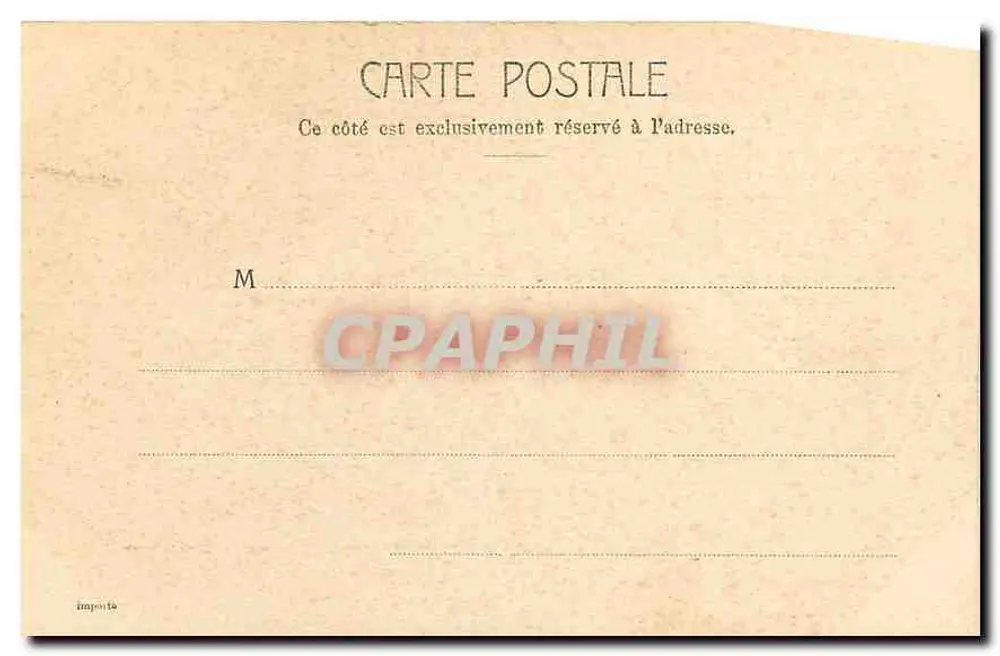 Cour d'Honneur do Castelo de Versailles — Paris — 515a - Verso
