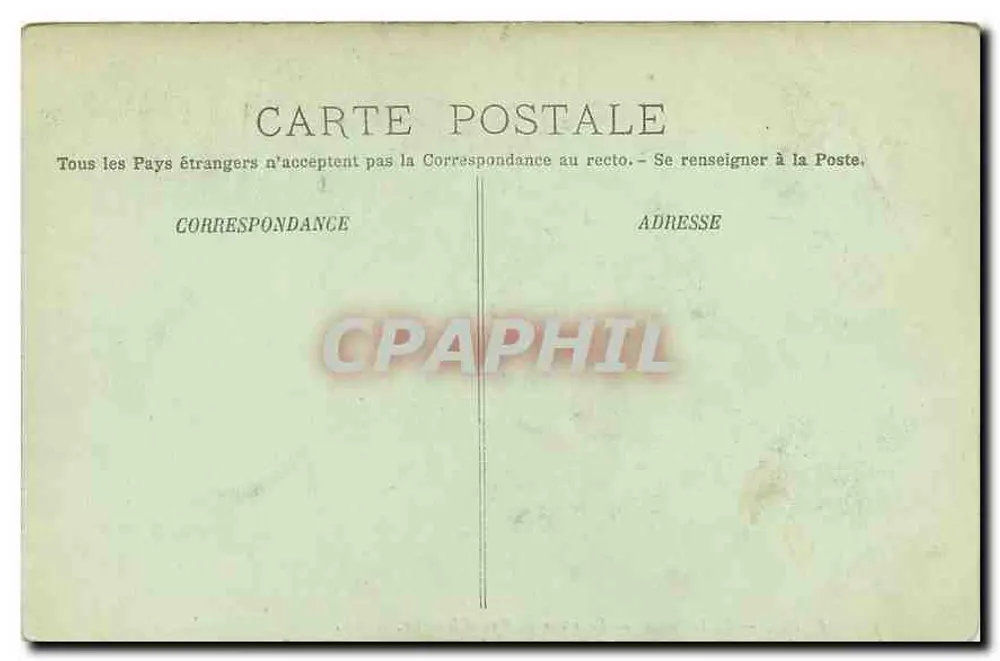 Paris — Die Sorbonne — Umgebung des Großen Treppenhauses — LL. — n° 590 - Rückseite
