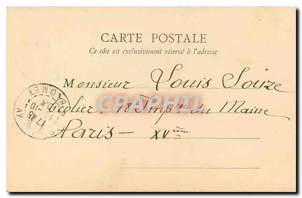 Paris — Arts et Métiers — Alte Kirche des Prämonstratenserstifts Saint-Martin — Verlag Paris, n° 213 - Rückseite