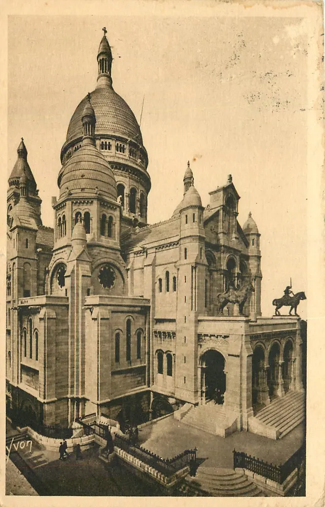 Basilika des Heiligen Herzens — Montmartre — Verlag Yvon, n°53 - Vorderseite