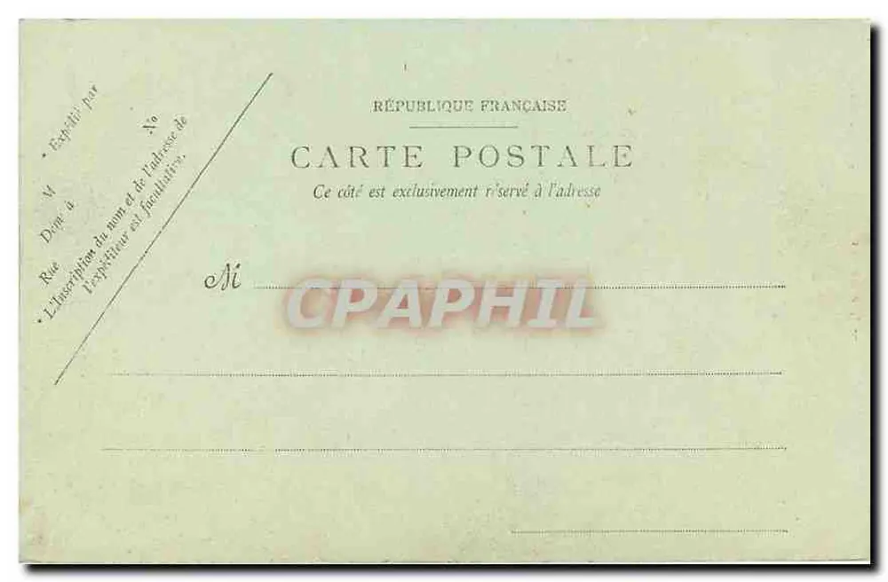 París — Buttes Chaumont — Una Avenida — LL. - Reverso