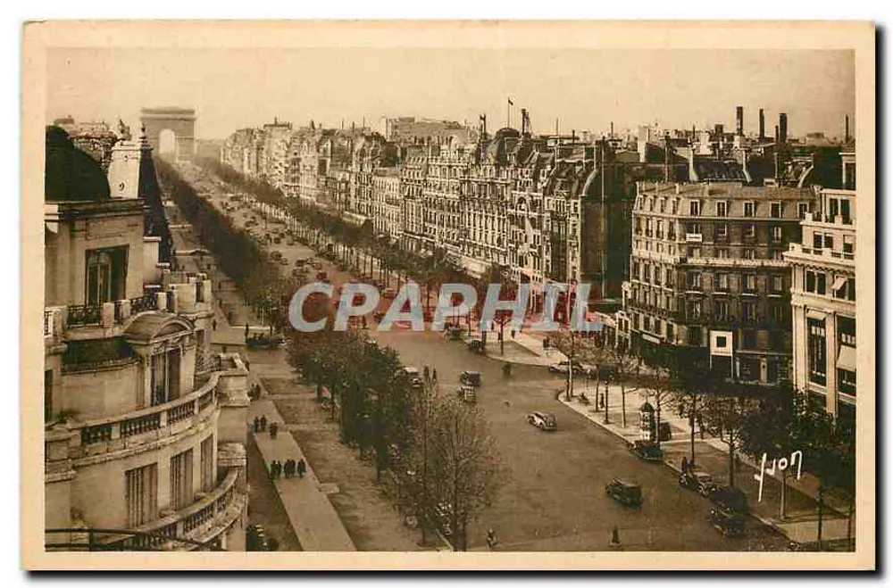 Paris — Avenue des Champs-Élysées — Éditions d'Art AVON - Recto