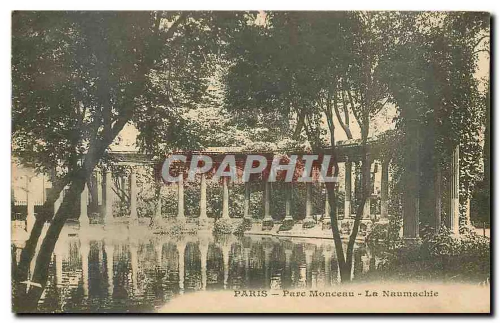 PARIS - Parc Monceau - Le Naumachie - Recto