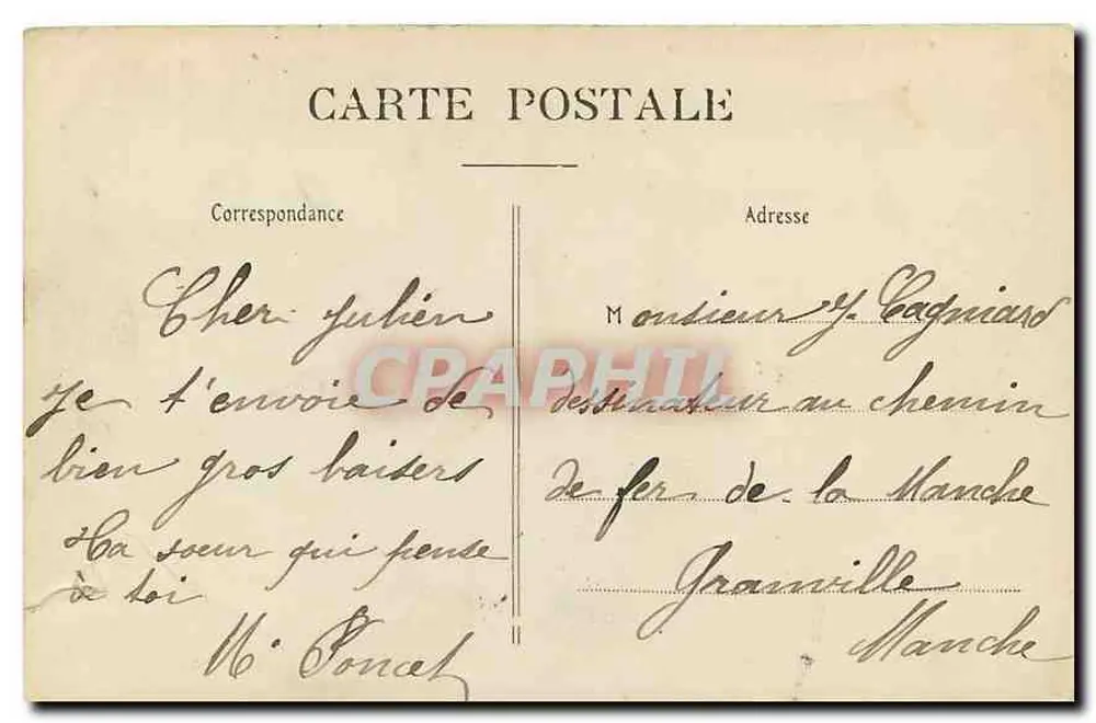 Paris — Ponte Mirabeau — P. Marmuse, Paris - Verso