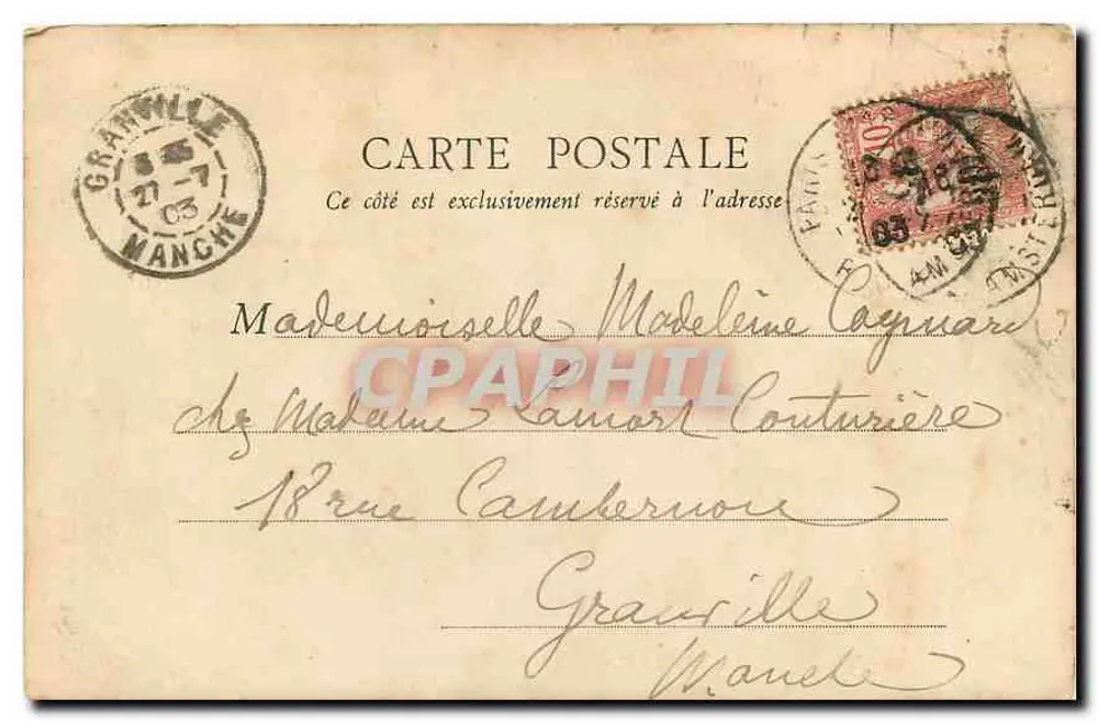 Jardim do Trocadéro — Paris — B.F. Paris, n° 26 - Verso