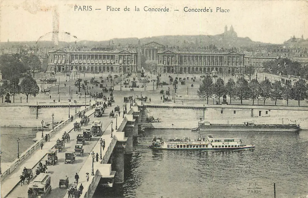 Paris — Praça da Concórdia — Concórdia's Place — F.E. PARIS - Frente